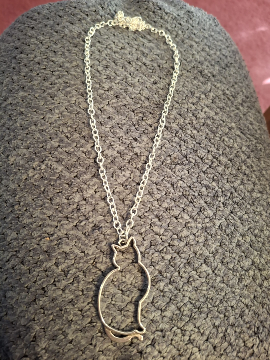 Silver Cat Necklace - photo 3