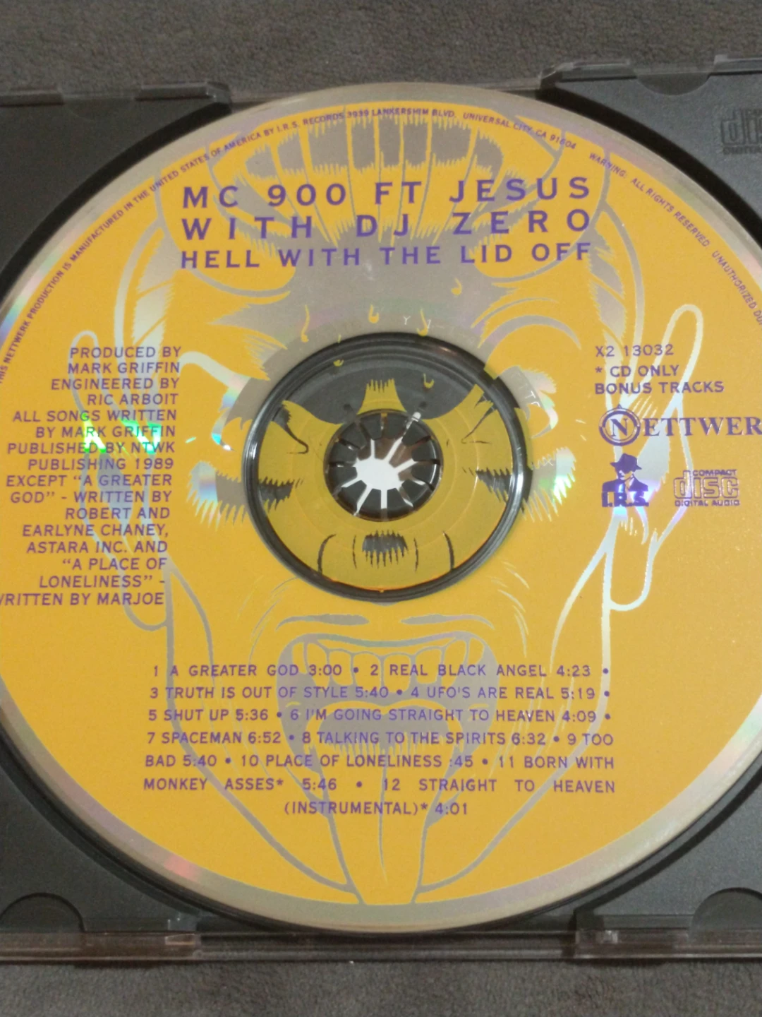 MC 900 Ft Jesus - Hell With The Lid Off CD - photo 3