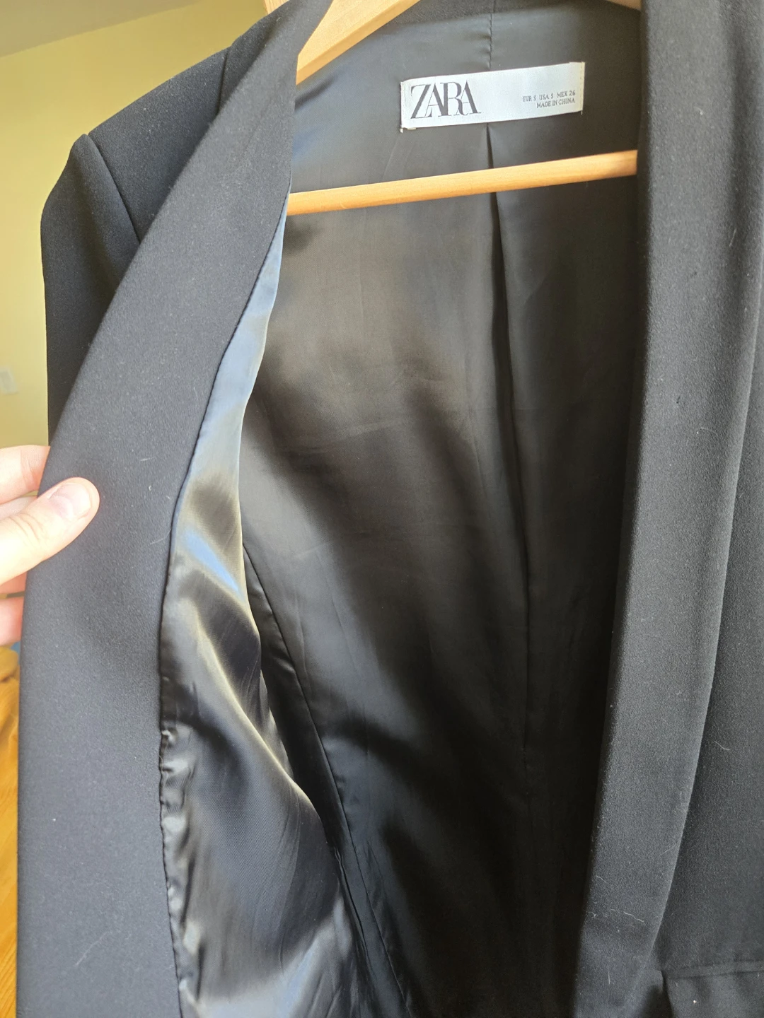 ZARA Black Blazer - Size Small - photo 3