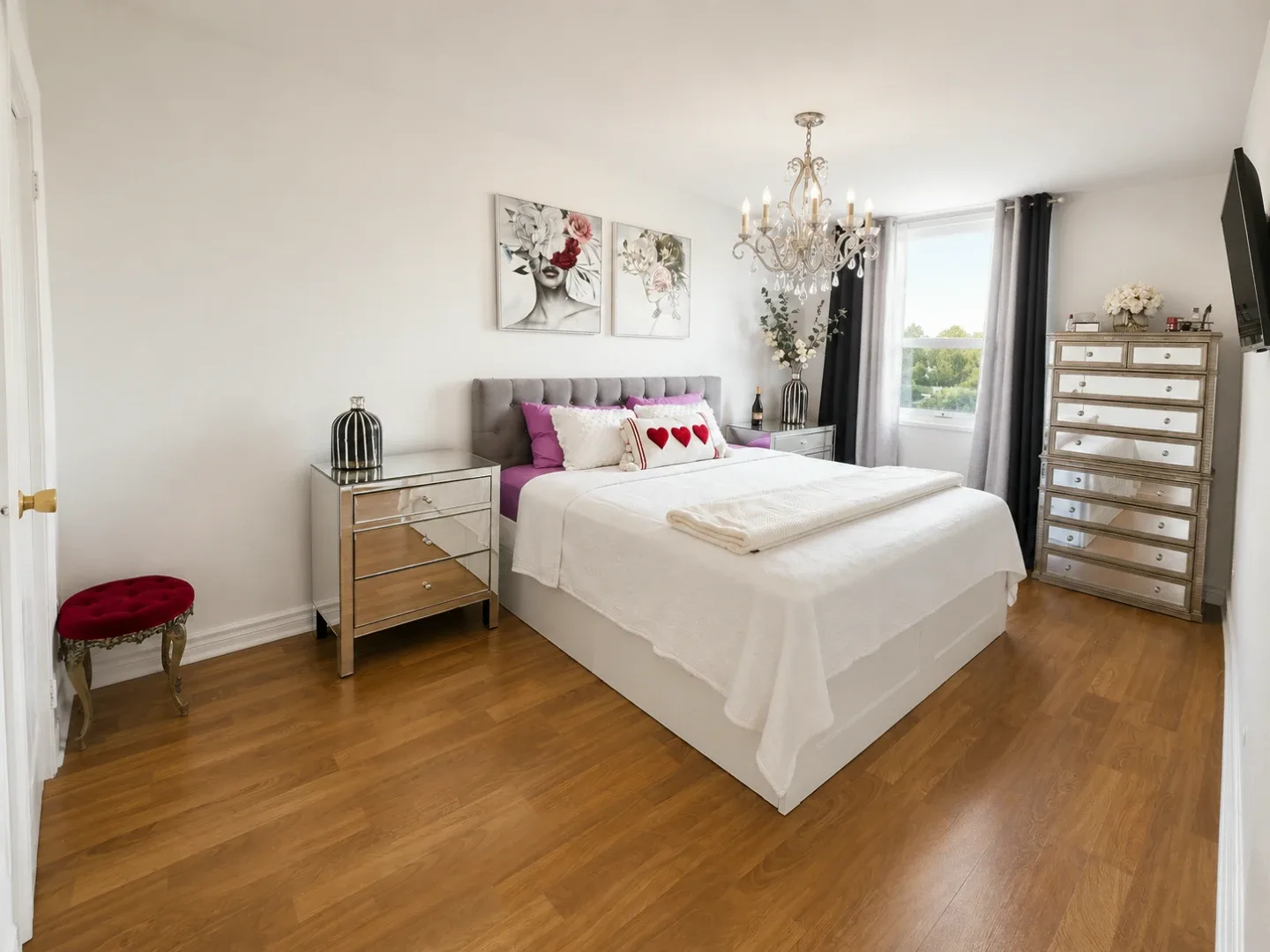 White King Size Bed Frame with Storage Drawers - photo 2