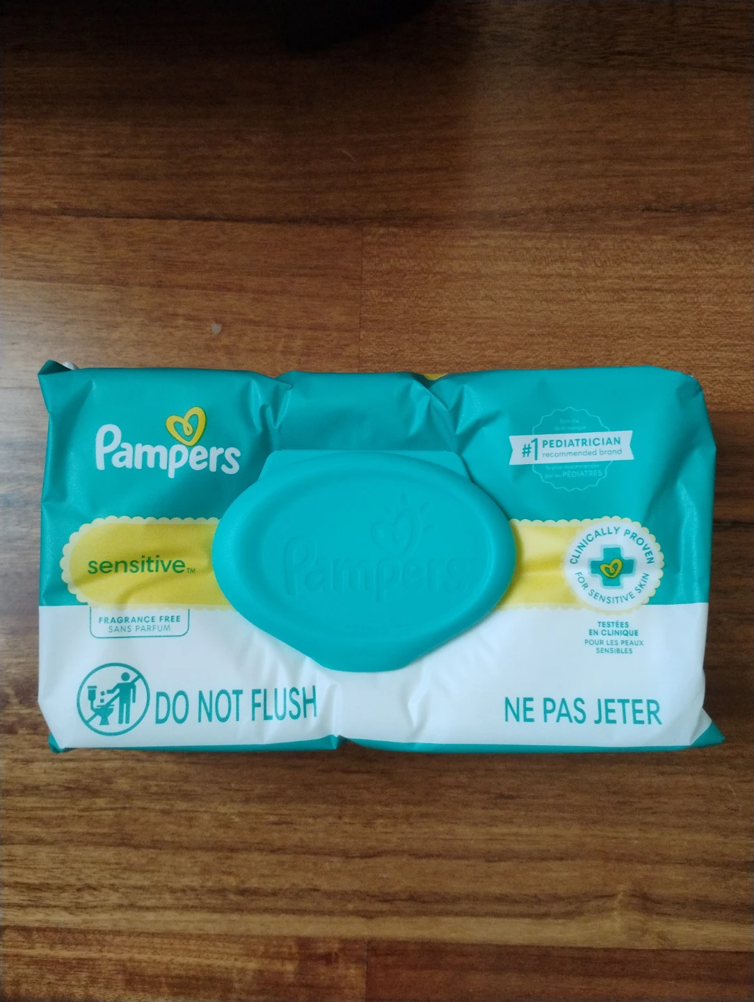 9 packs Pampers Sensitive Wipes