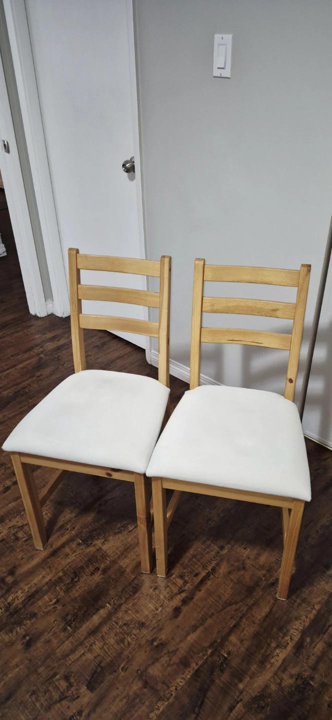 IKEA LERHAMN Dining Chairs (Set of 2)