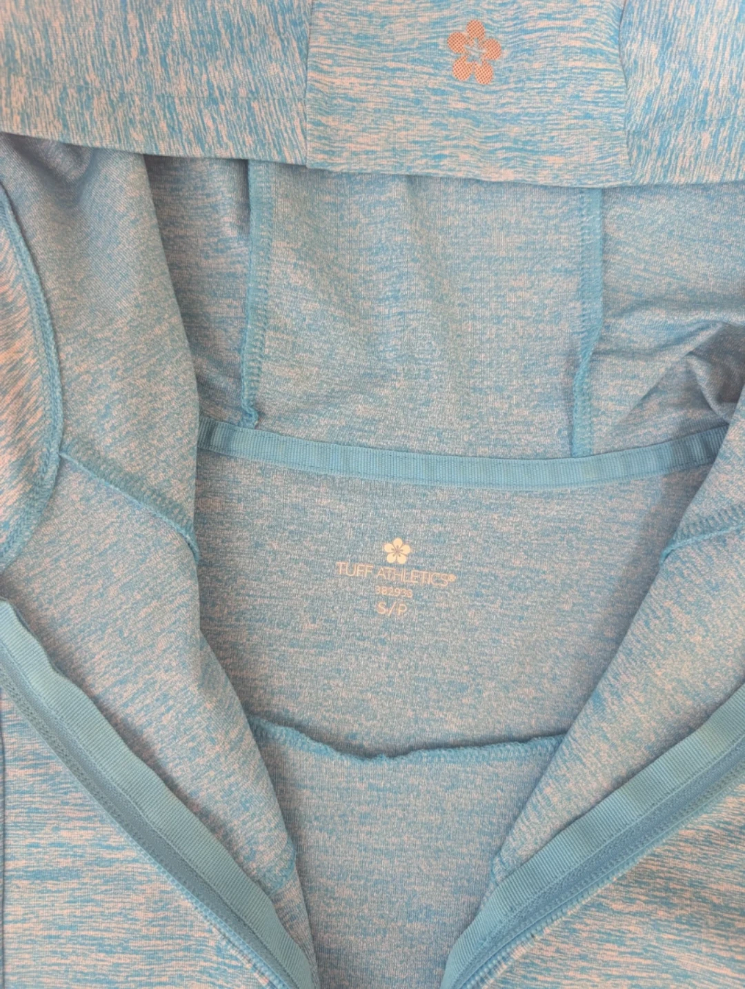Tuff Athletics Blue Zip-Up Hoodie, size S - photo 3