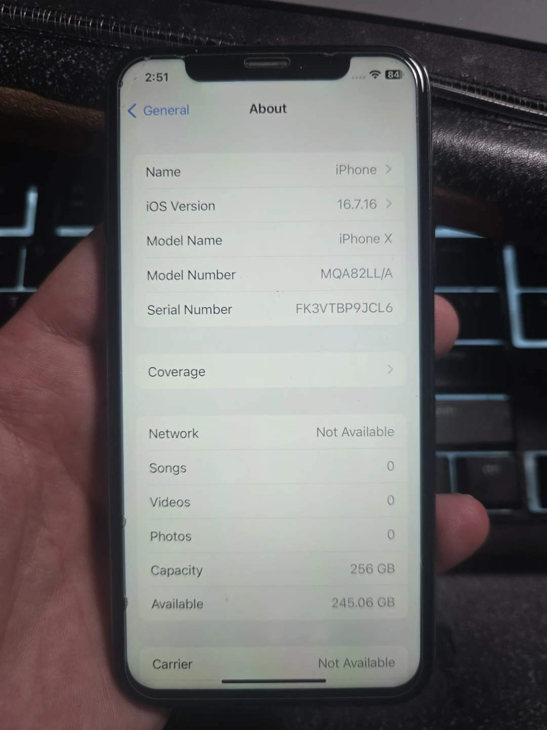 Apple iphone X 256gb Unlocked - photo 2