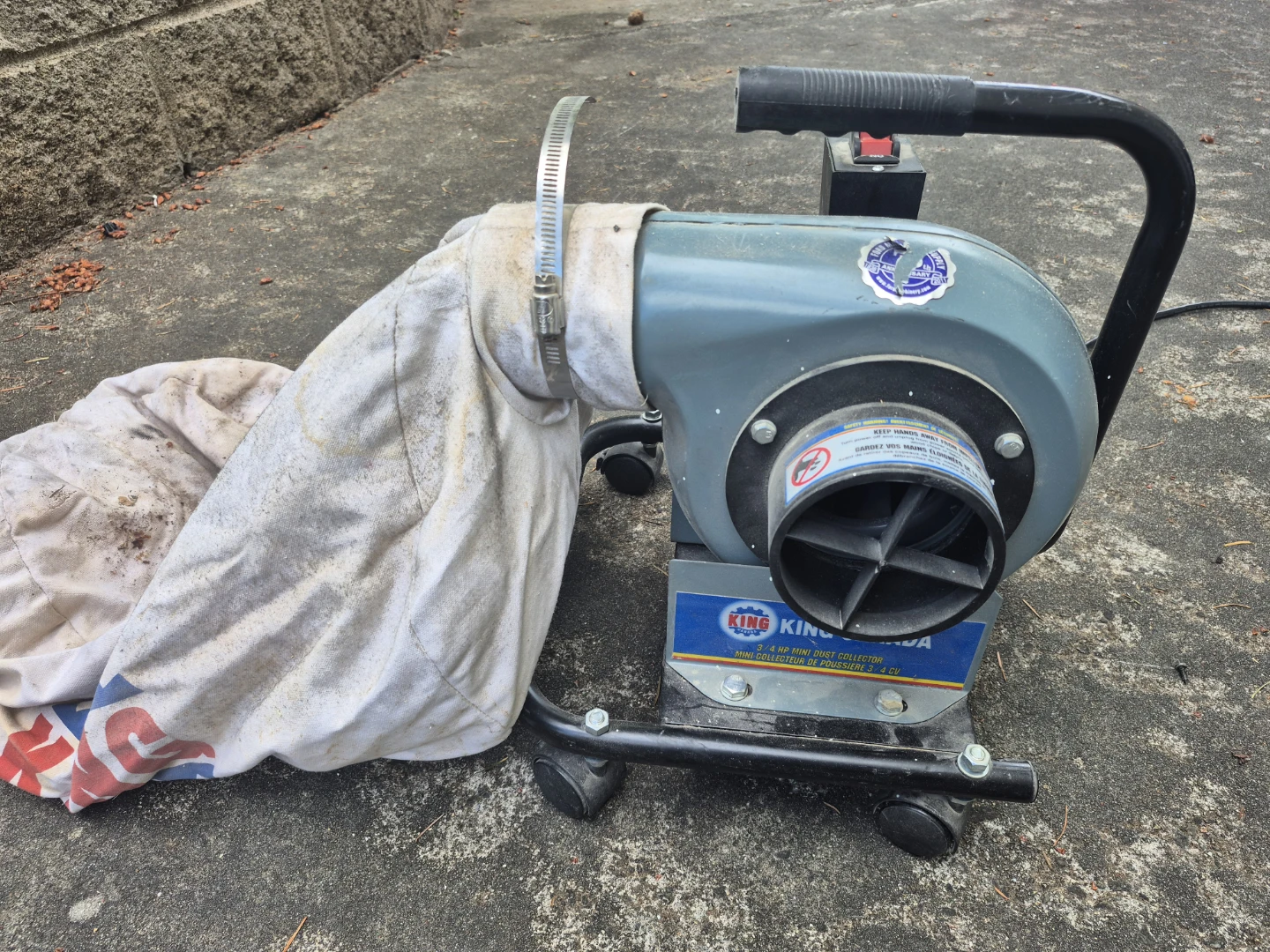 King Canada 3/4 HP Mini Dust Collector - photo 4
