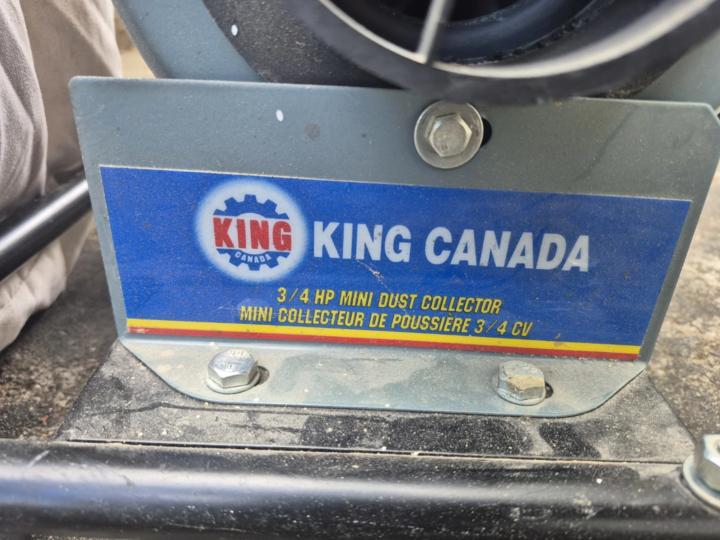 King Canada 3/4 HP Mini Dust Collector - photo 5