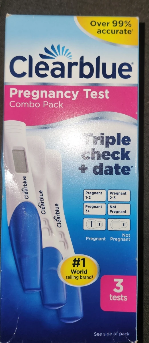 Clearblue Triple Check + Date Pregnancy Test