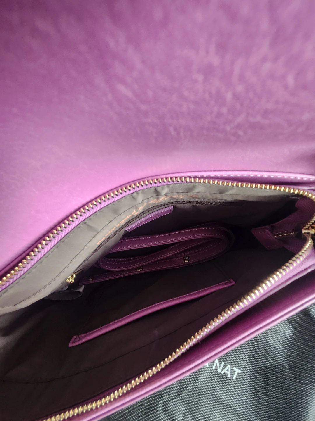Matt & Nat Pink Clutch Bag with Dust Bag - photo 3