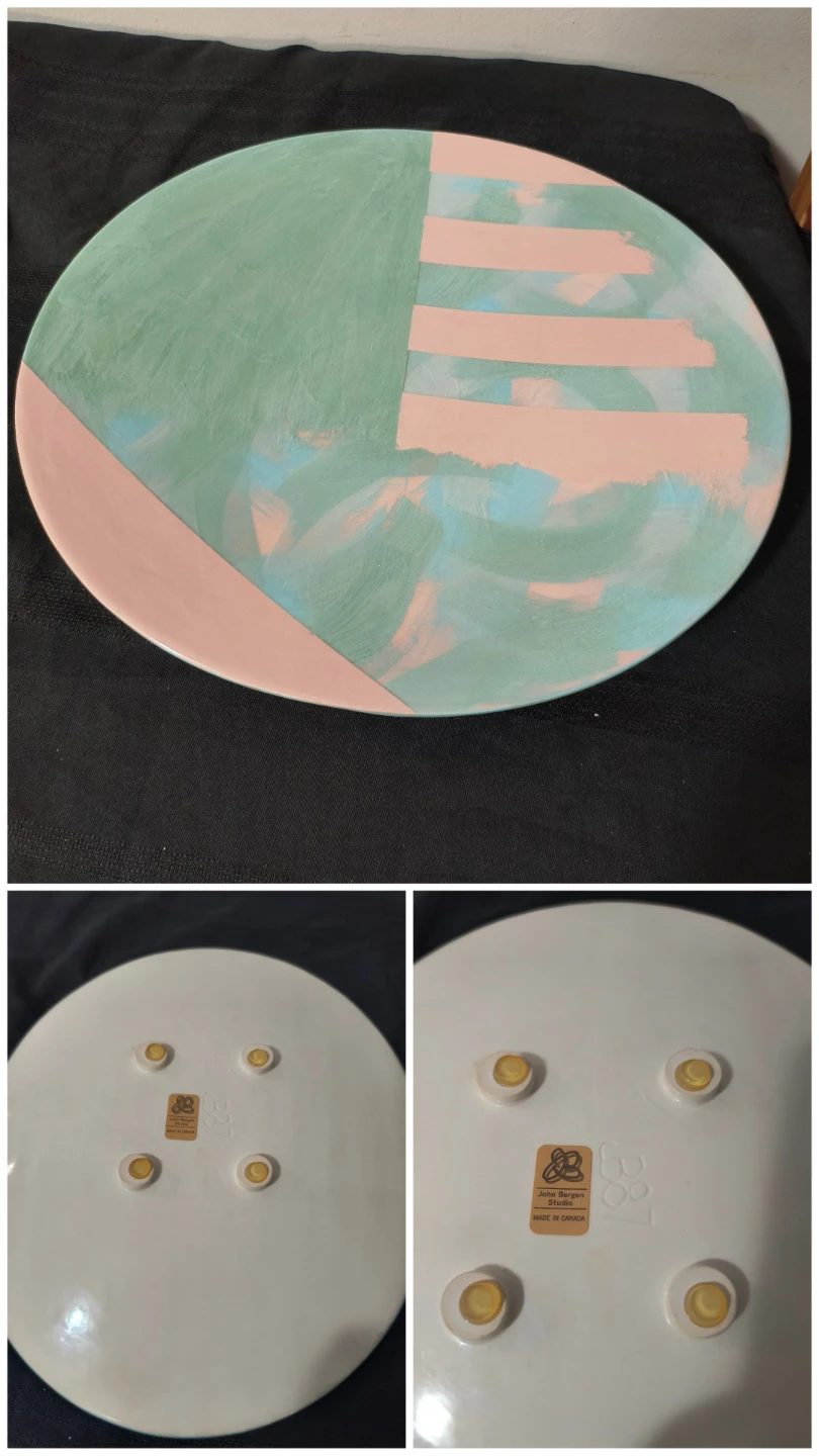 John Bergen Studio Decorative Plate
