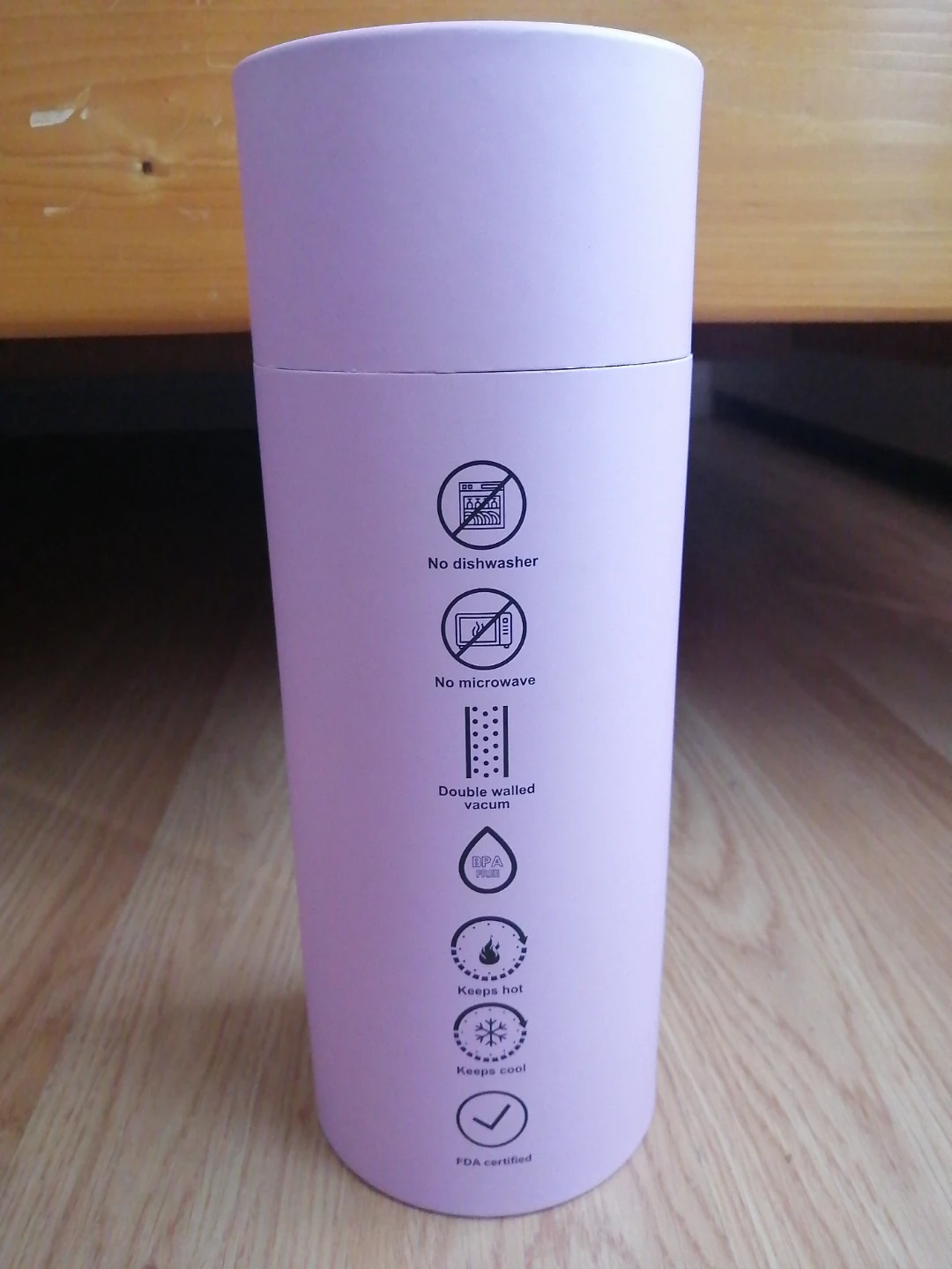Pink Bubble Tea Tumbler with wide Straw - photo 2