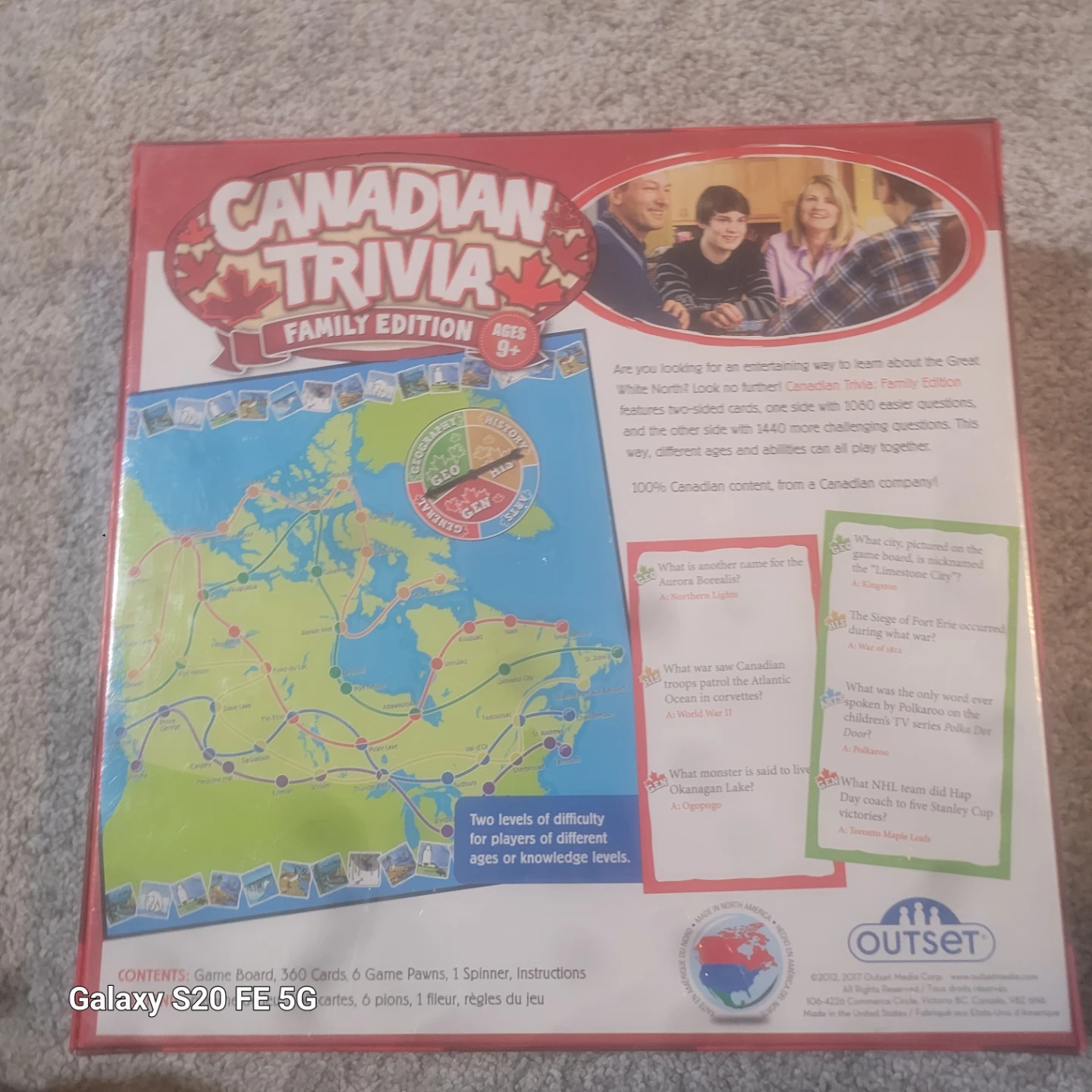Canadian Trivia Family Edition Board Game - photo 2