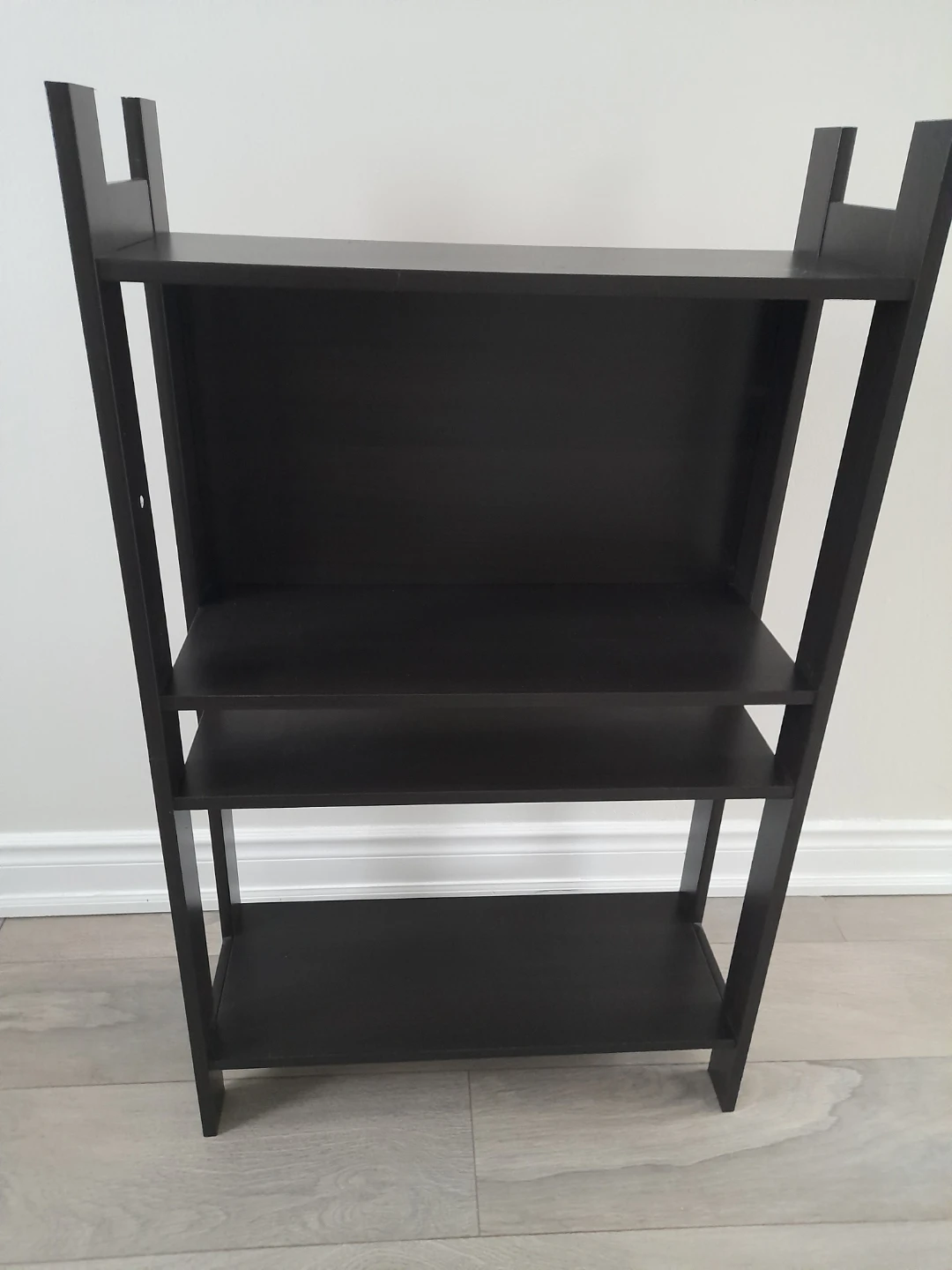 Dark Wood Ladder Shelf
