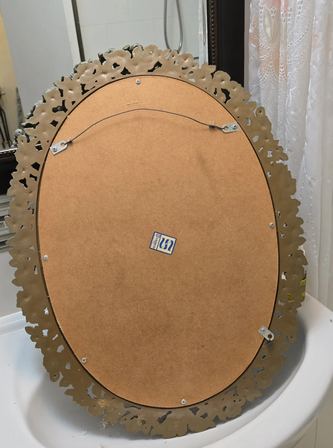 Vintage Oval Decorative Mirror - photo 2