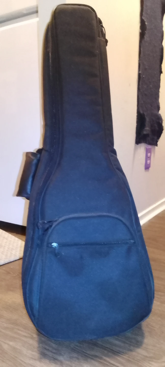 Black Gig Bag Case for Acoustic Guitar