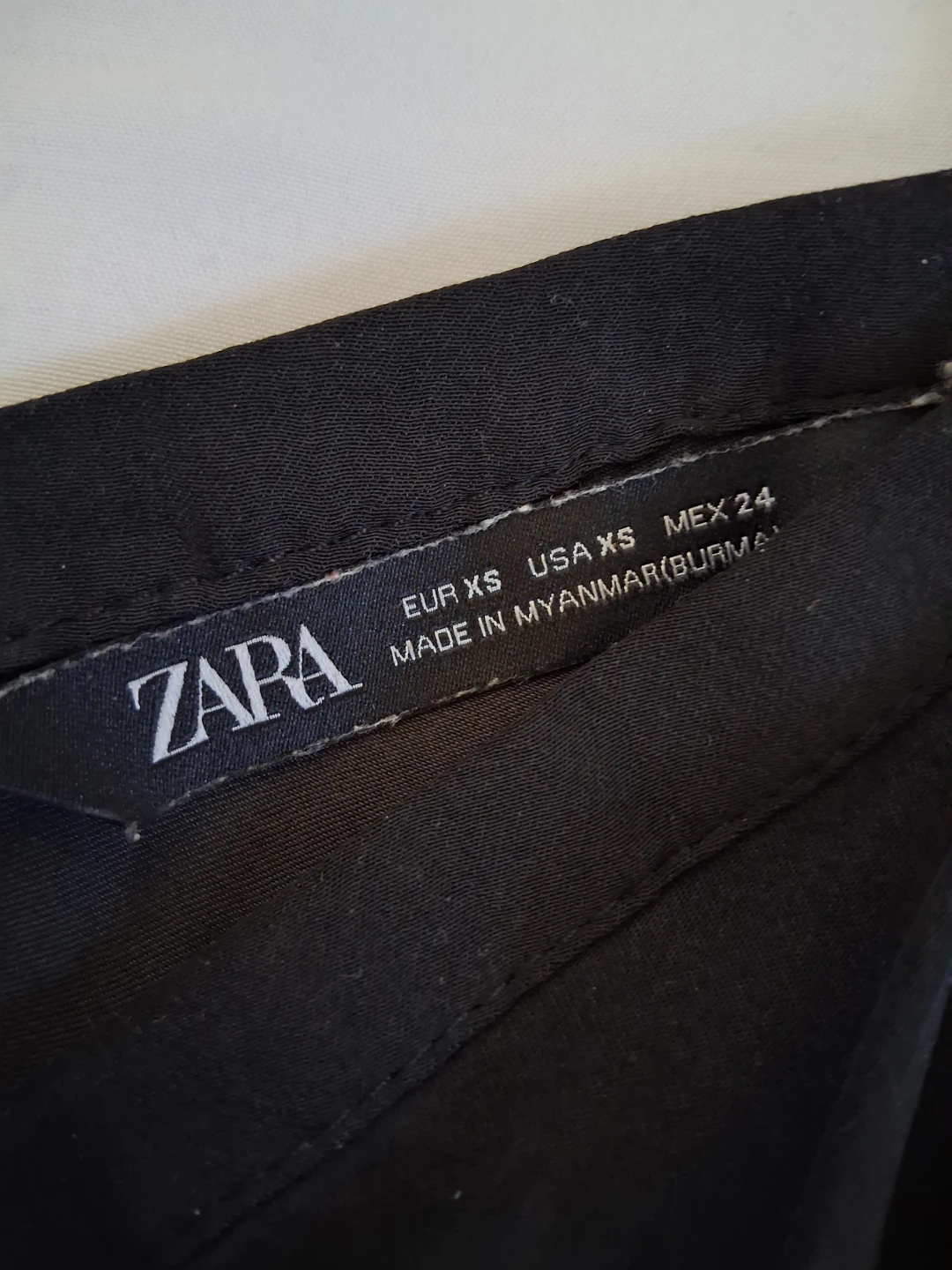 Zara Black Tie-Strap V-Neck Top - XS - photo 2