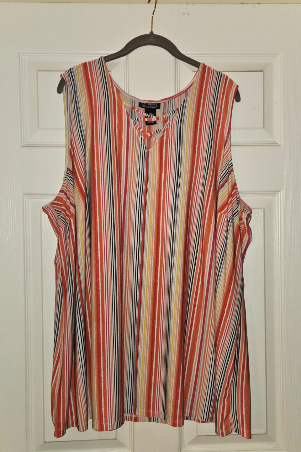 Catherines 3x crisscross tunic blouse