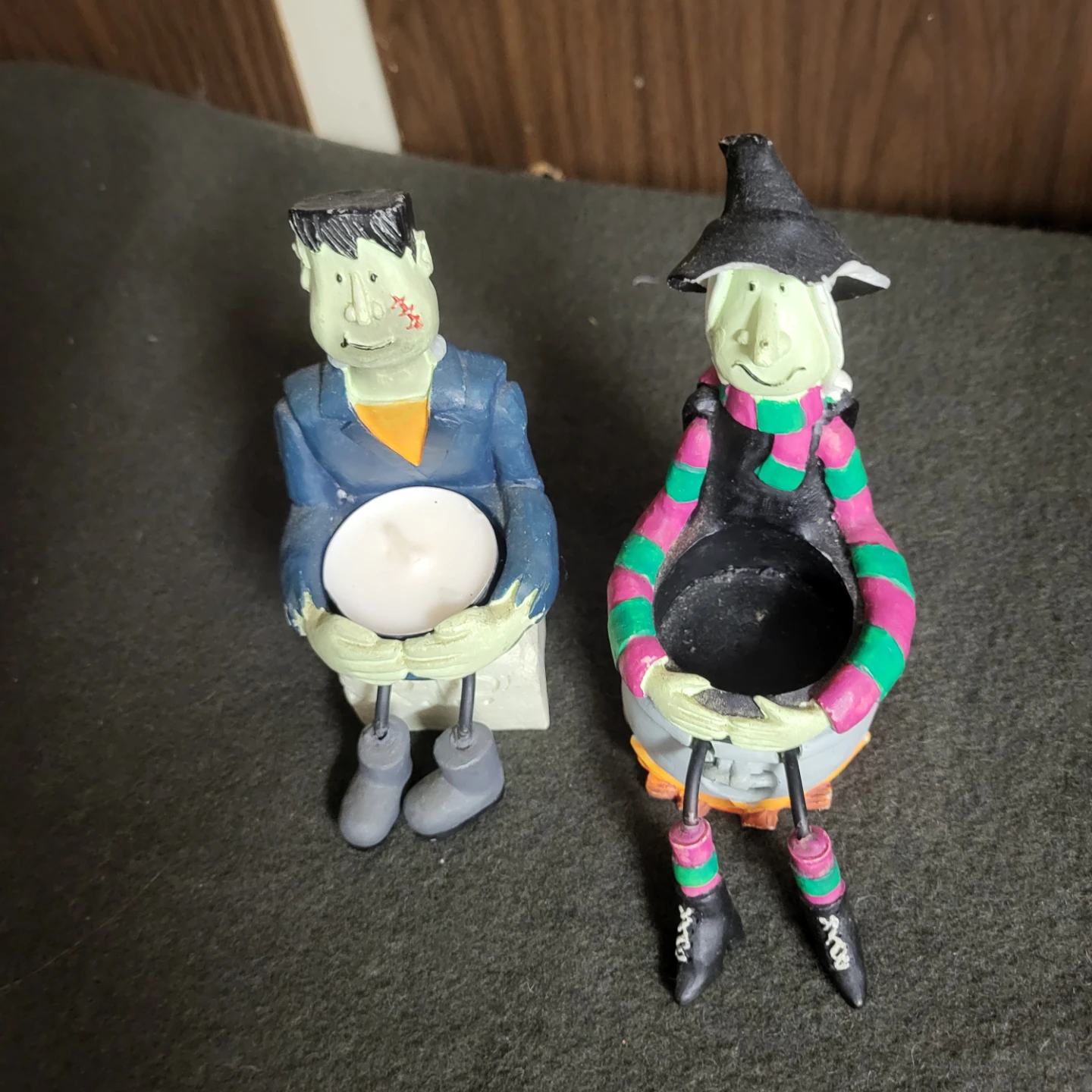 Halloween Themed Candle Holders Set