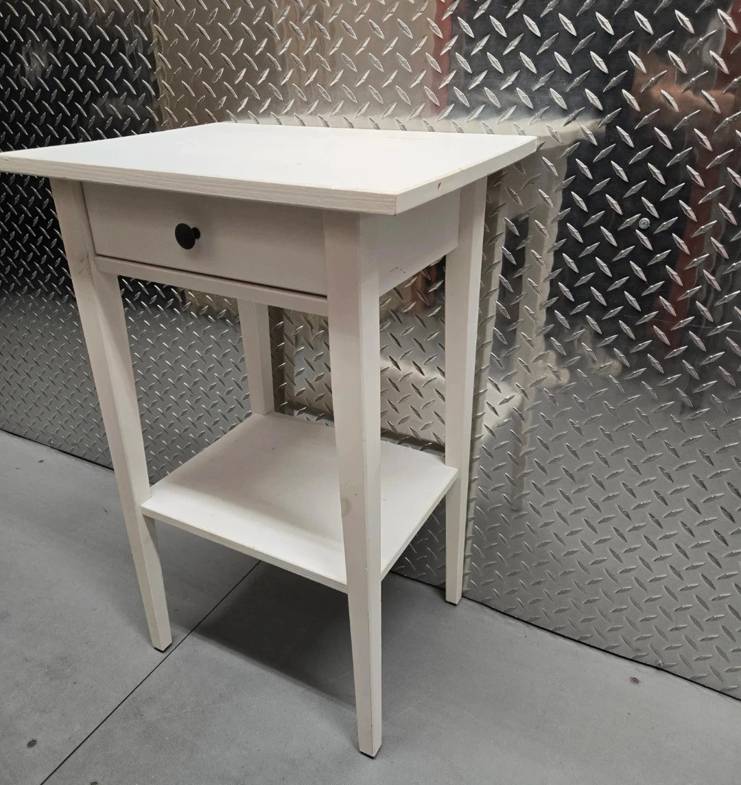 Trio of IKEA HEMNES Solid Wood Nightstands Bedside Tables - photo 5
