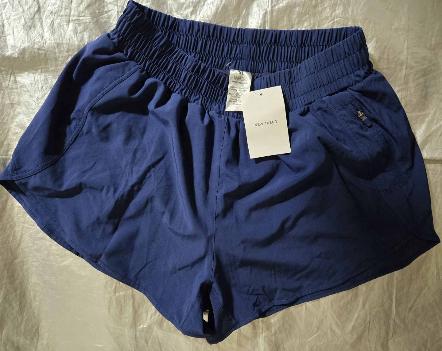 New Trend Women's Navy Blue Running Shorts Size XL - photo 3