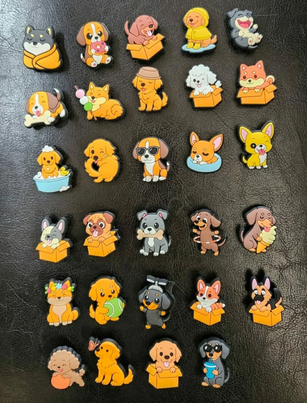 Cute Dog Croc Charms