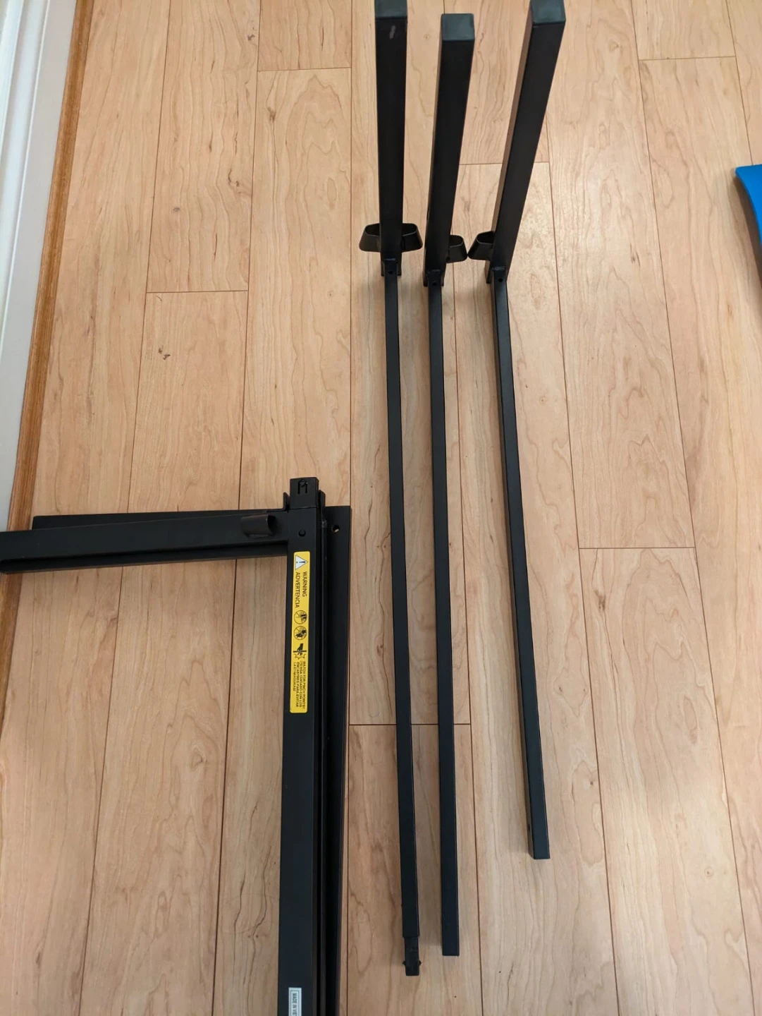 Black bed Legs / Frame with one crooked piece - photo 5