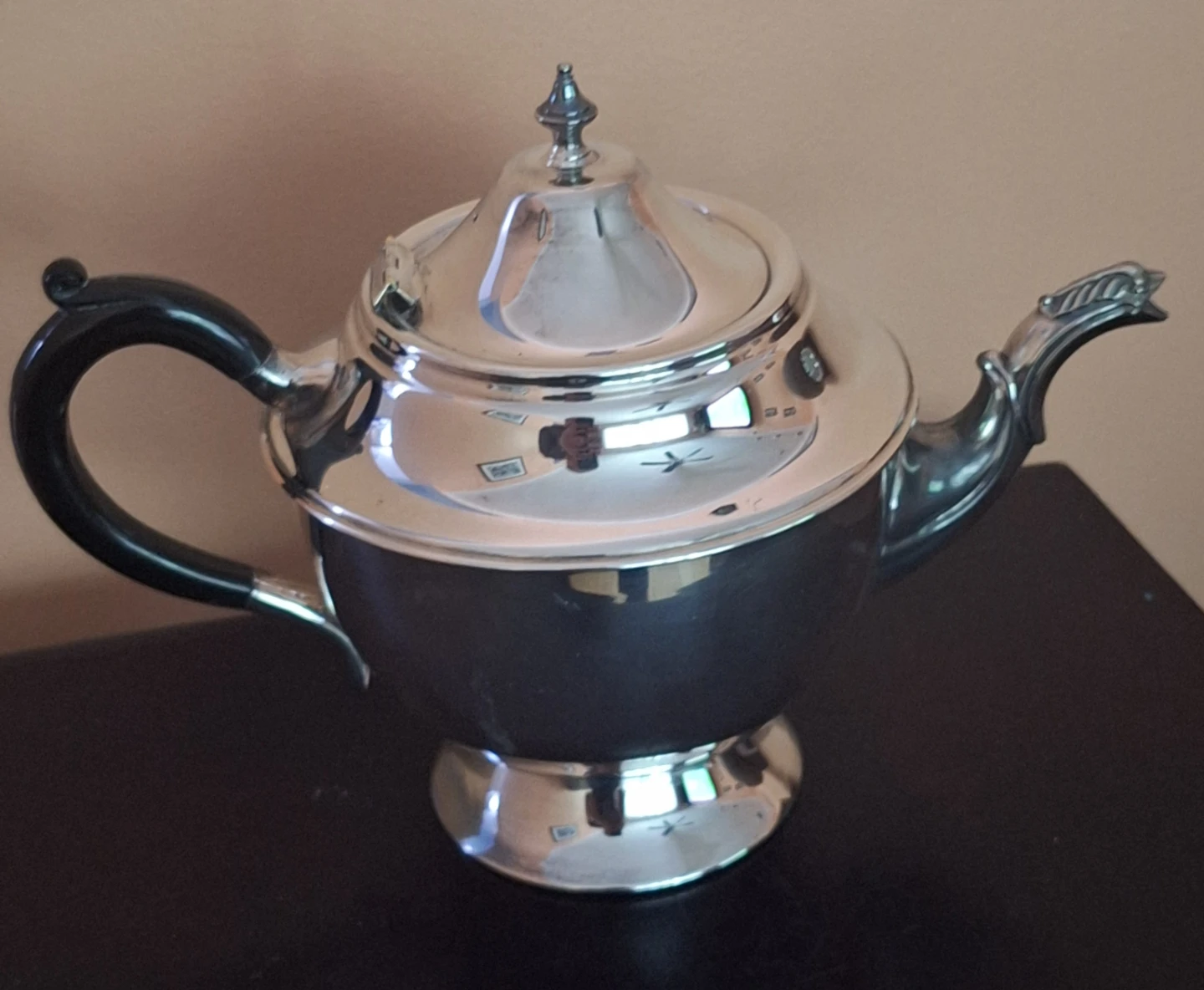 Vintage Silver Plated Teapot with Creamer and Sugar Set England - photo 3