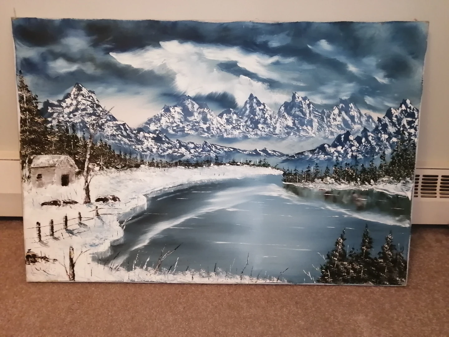 Original Winter Landscape Painting