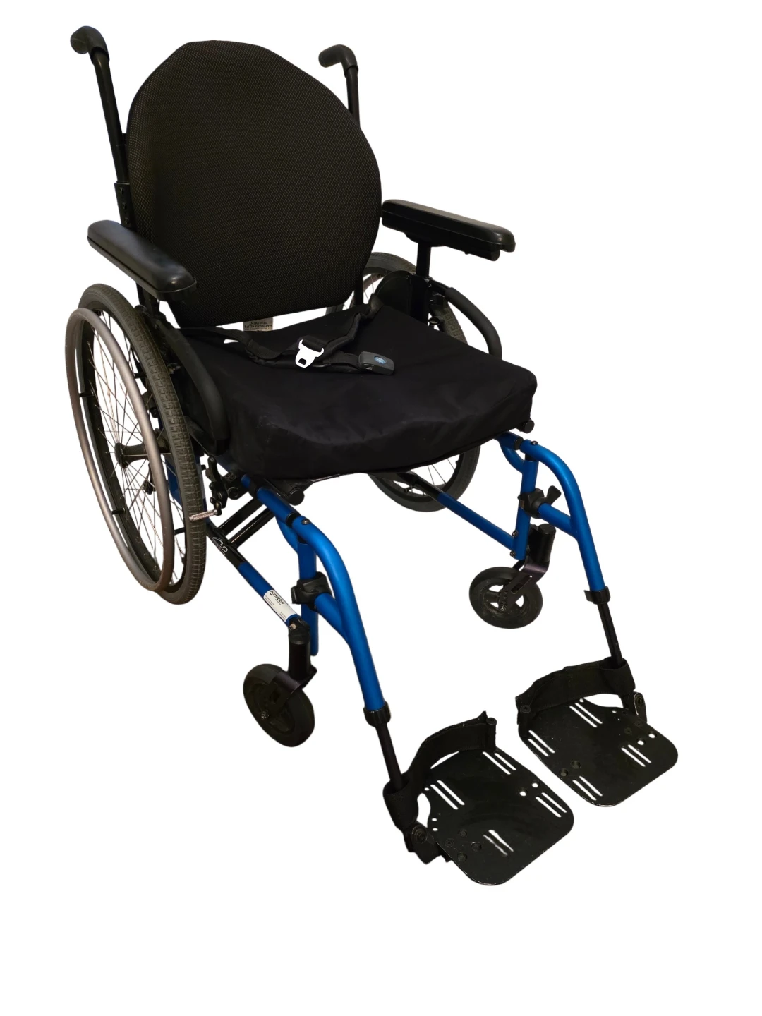 Quickie 2 Blue Lightweight Aluminum Wheelchair