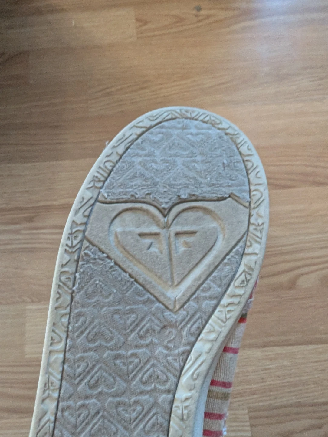 Roxy girl's Striped Slip-On Shoes Size 7 - photo 2