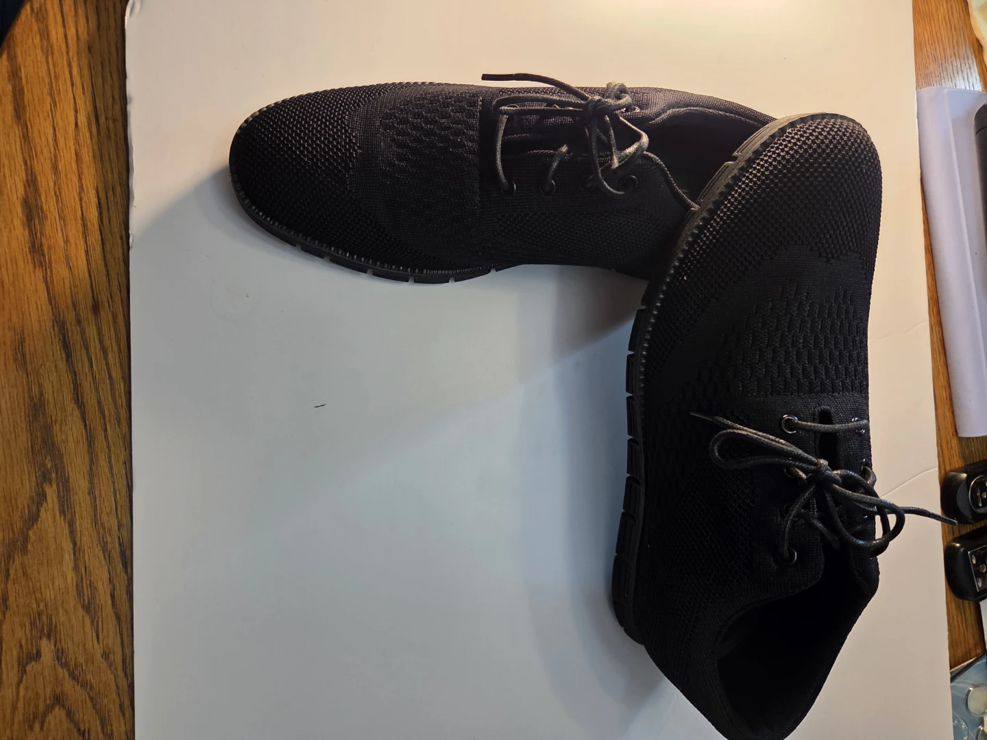 Franco Vanucci Men's Black Memory Foam Sneakers - photo 2