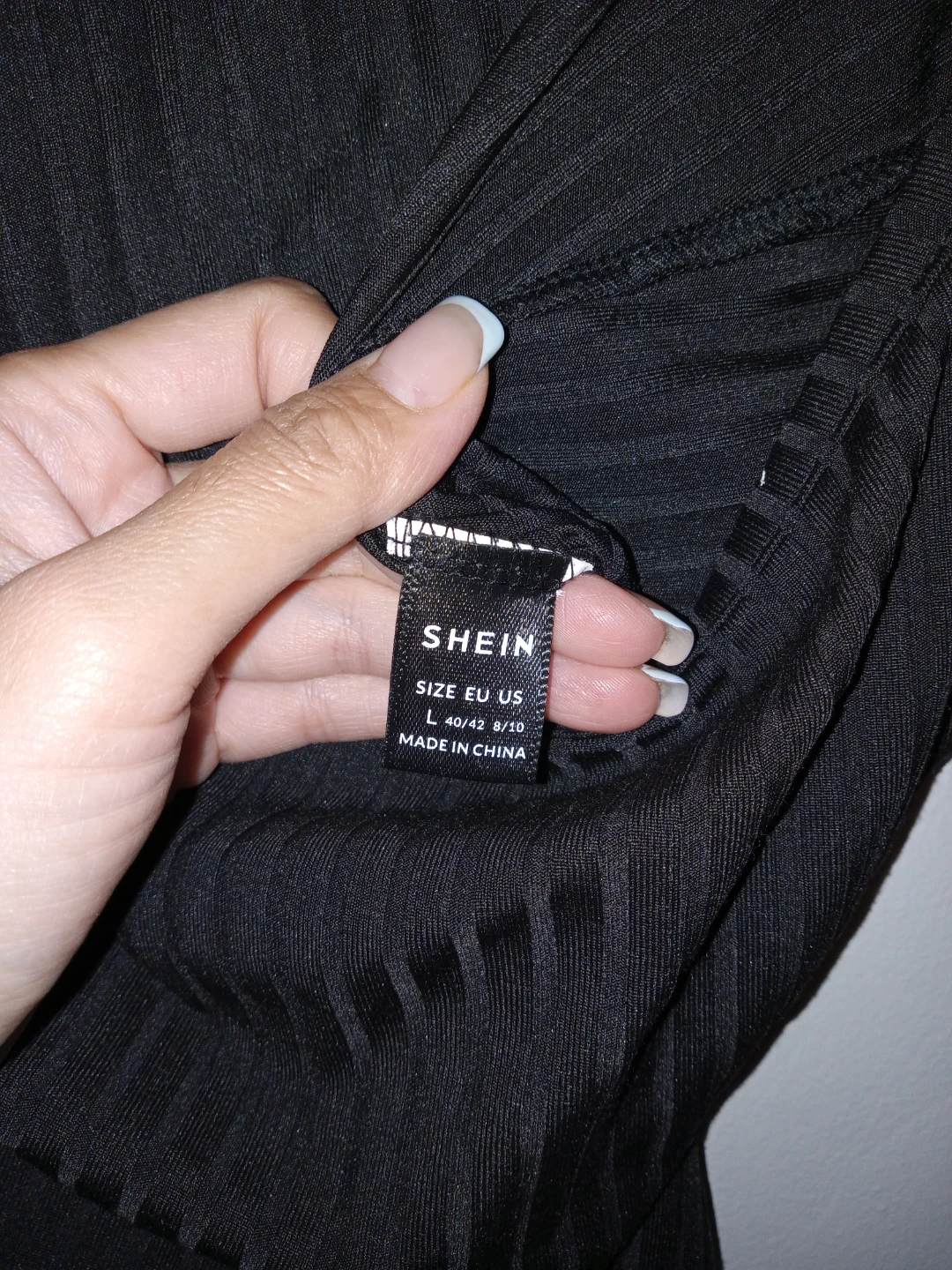 SHEIN Ribbed Romper ( 2 pieces ) L - photo 3