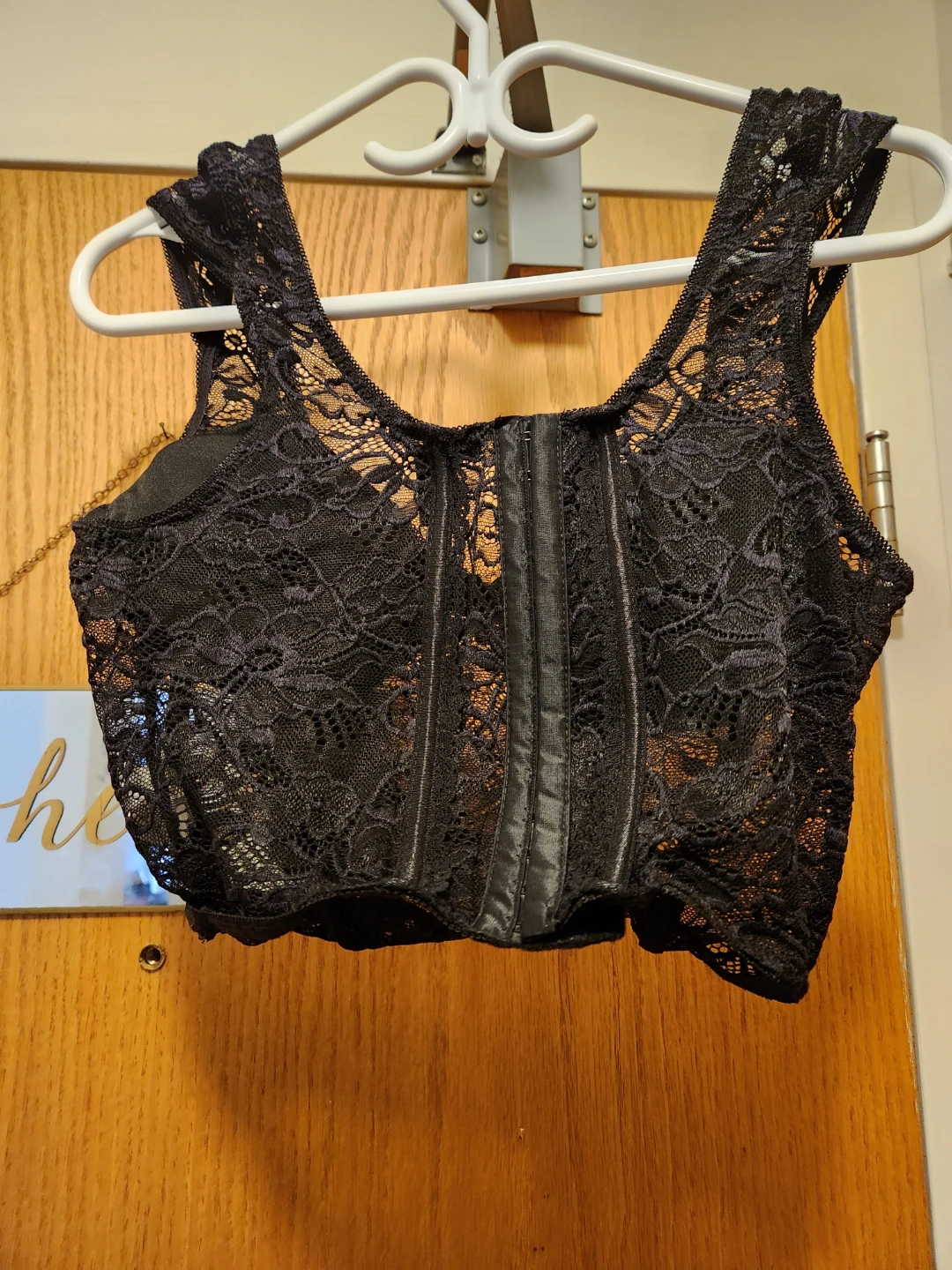 Black Lace Corset Top XL/TG - photo 2