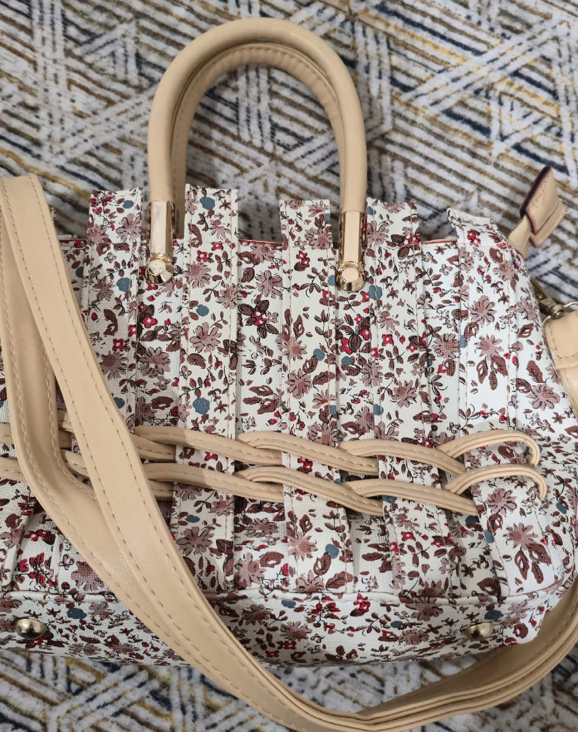 Floral Print Handbag - photo 2