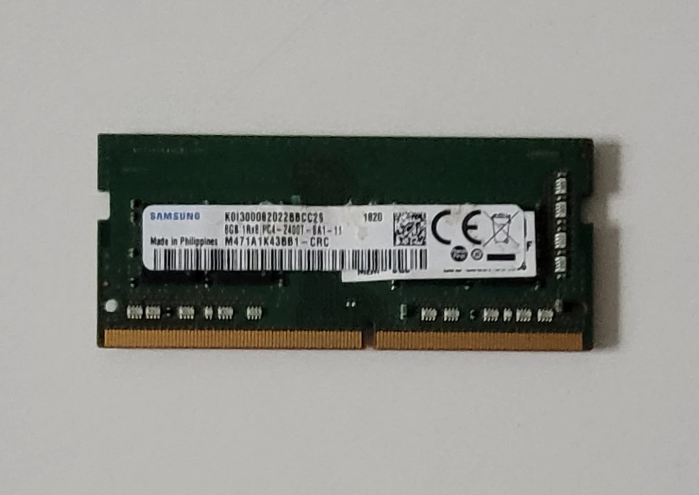 SamSung Ram8Gb notebook
