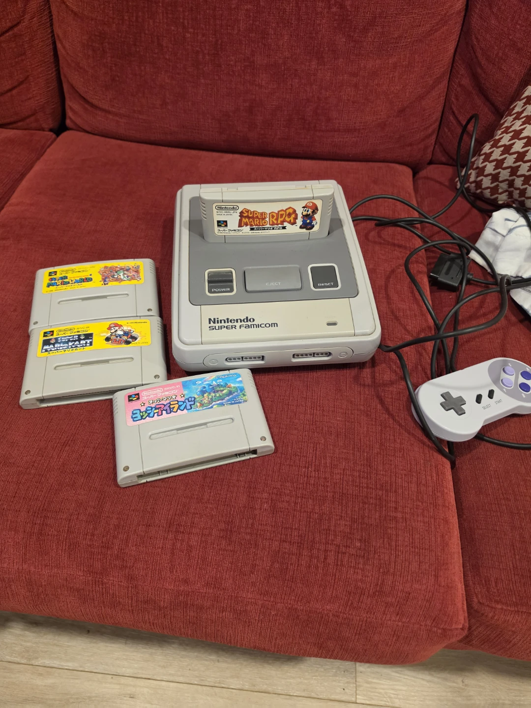 Nintendo Super Famicom Console with Games