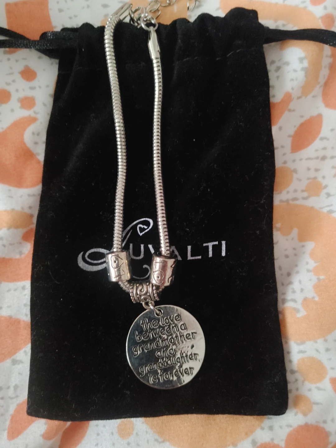 LUVALTI Grandmother & Granddaughter Charm Bracelet