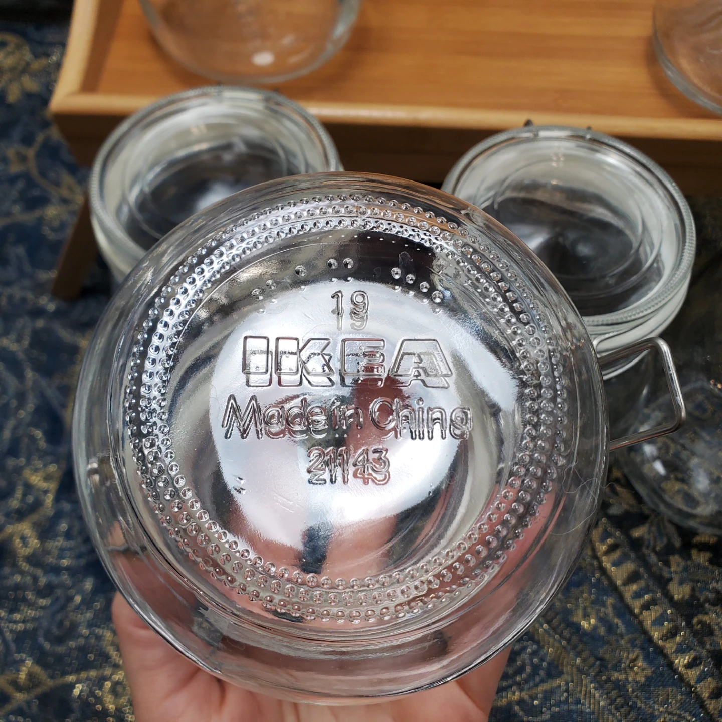IKEA Glass Storage Jars with Lids - photo 3