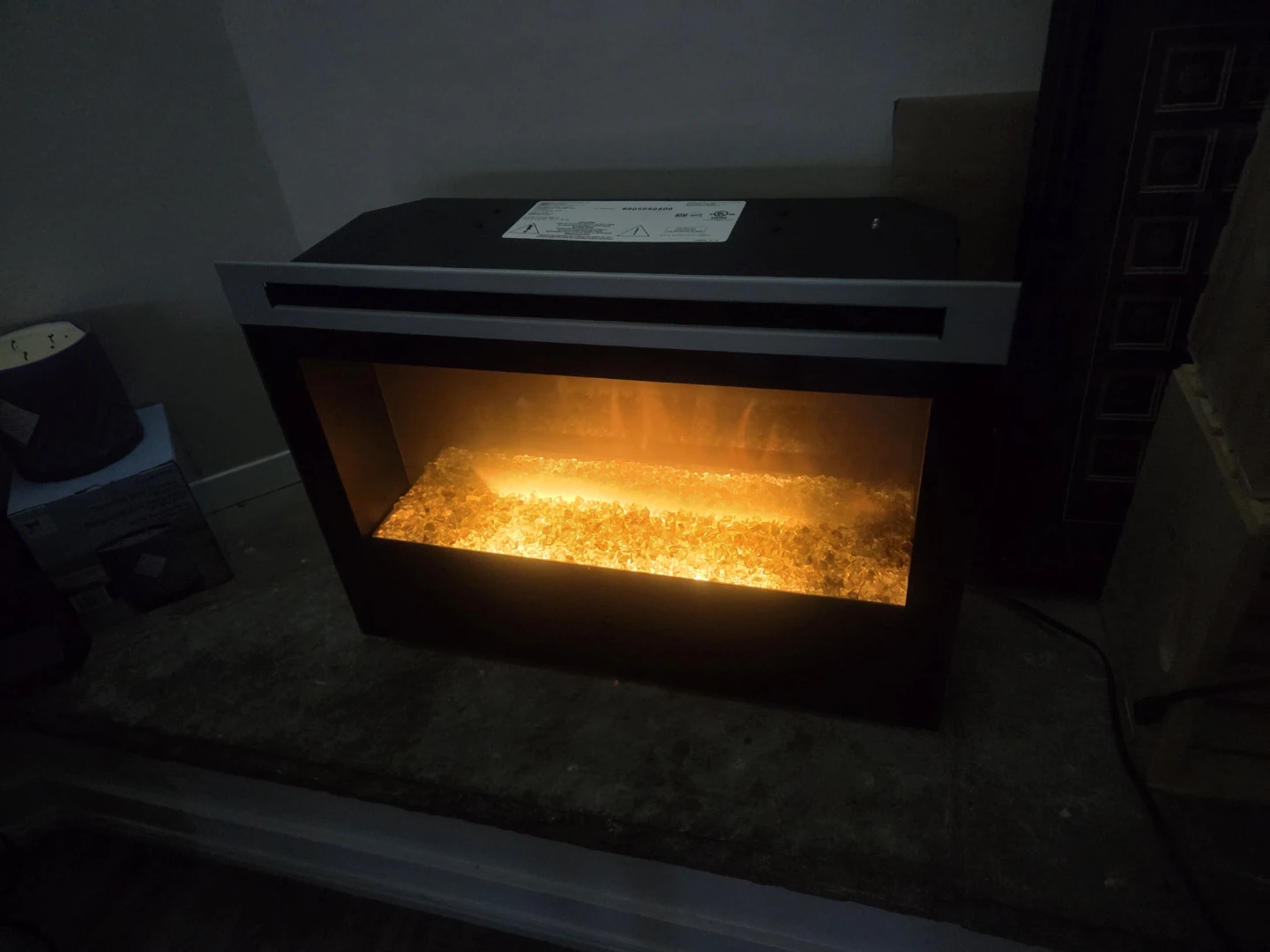 Electric Fireplace with Ember Bed - photo 2