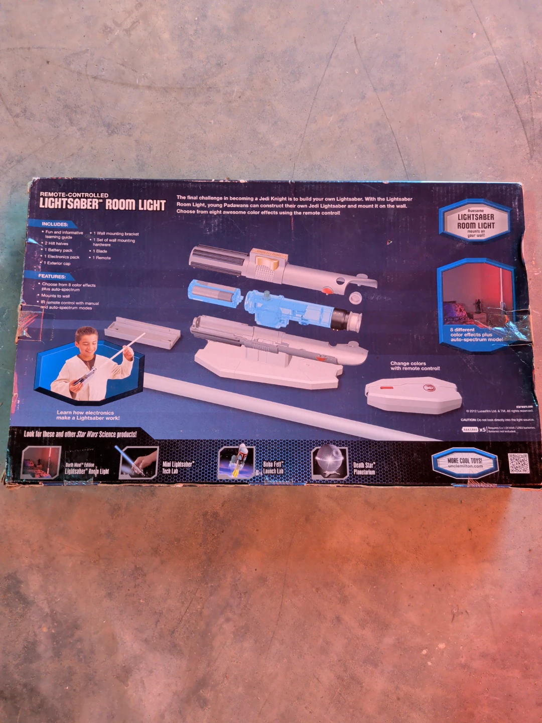 Star Wars Science Remote-Controlled Lightsaber Room Light - photo 2