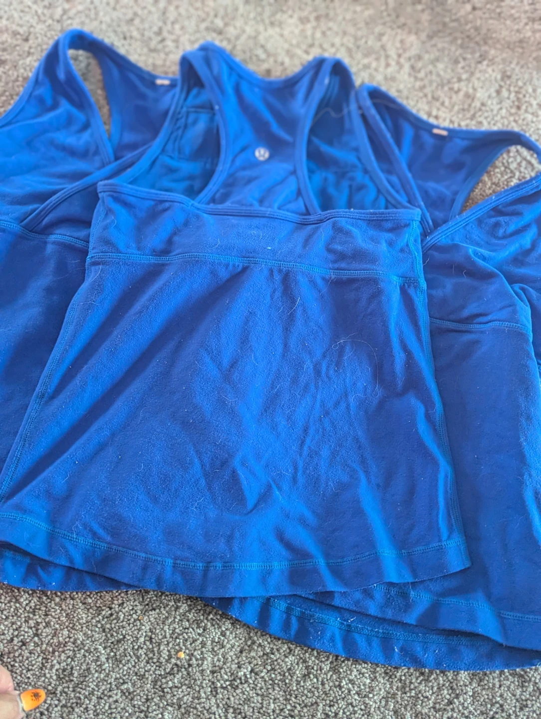 Lululemon Blue Tank Tops size 4 - photo 2