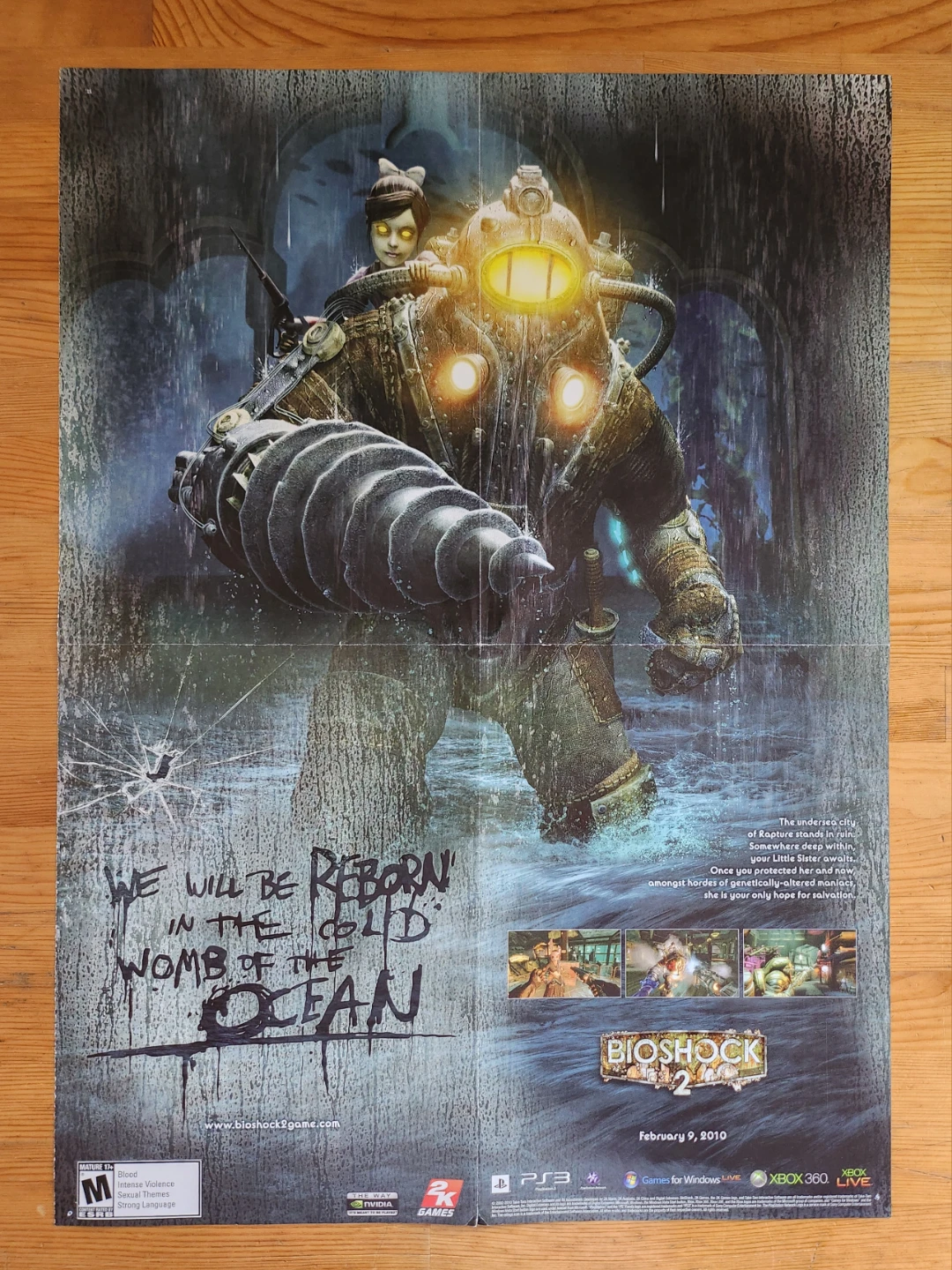 BioShock 2 Double-Sided Promotional Poster - photo 2