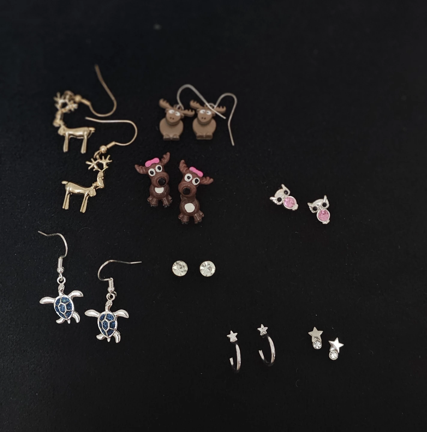 ✨ Cute Animal & Celestial Earrings – Pick Your Style!