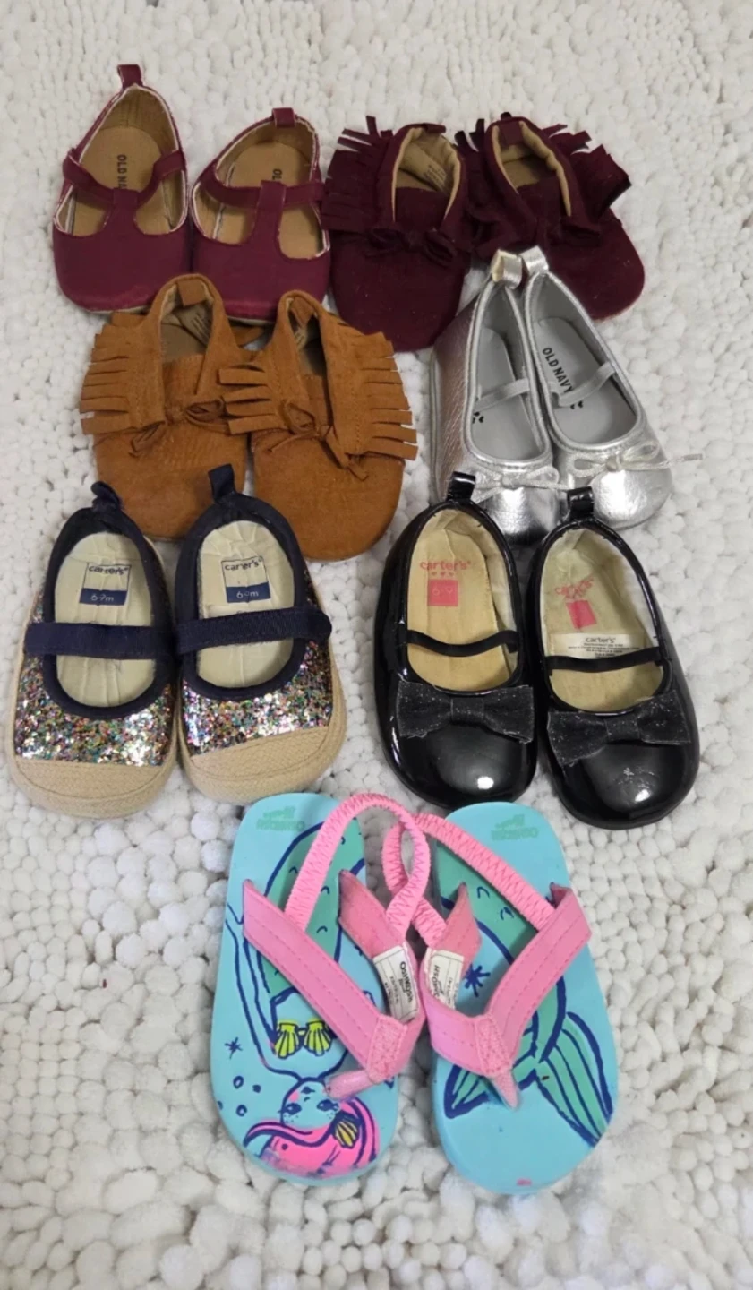 Toddler Girl Shoes Bundle - Carter's, Old Navy, OshKosh