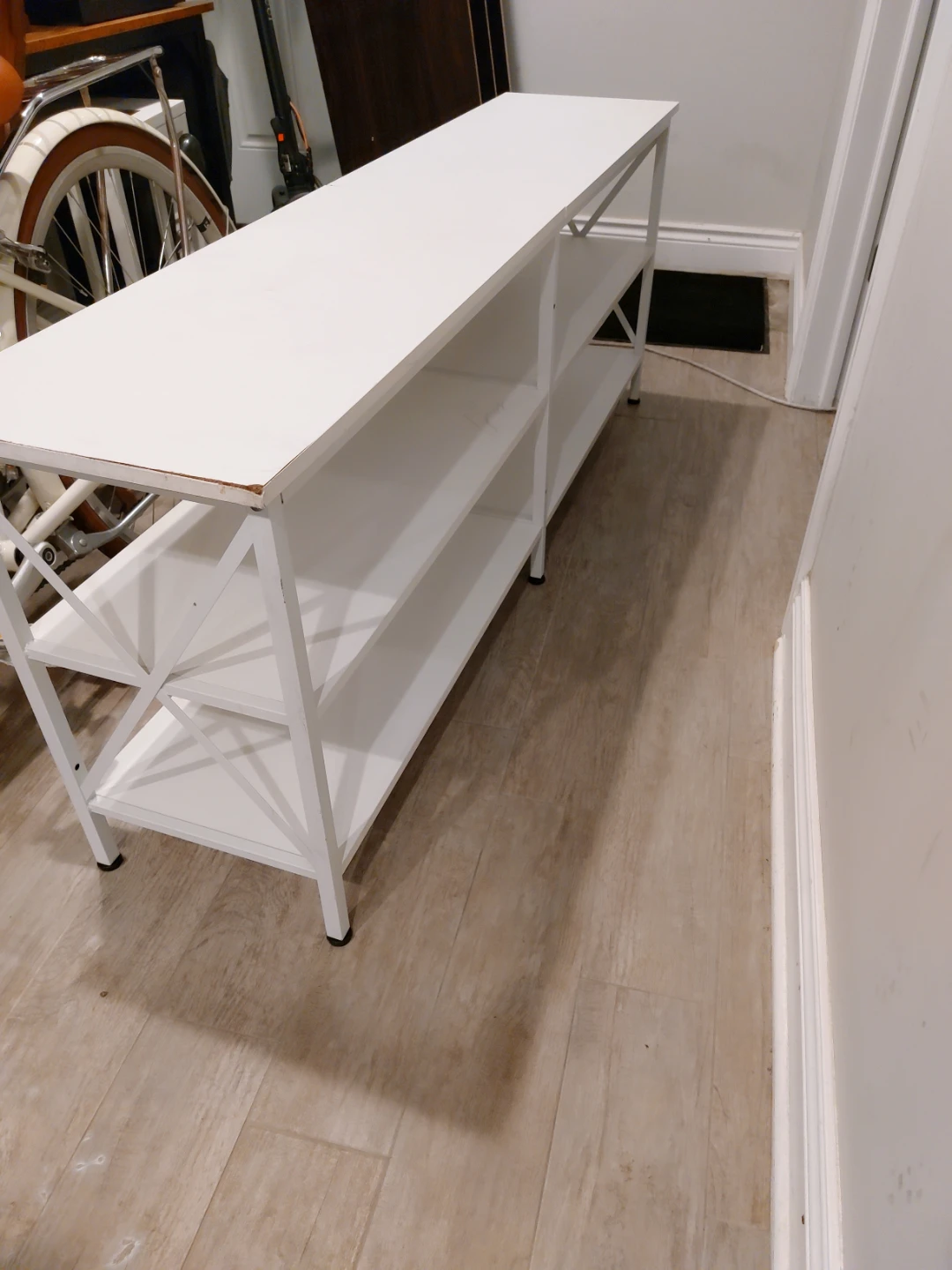 White 3-Tier Shelf Unit