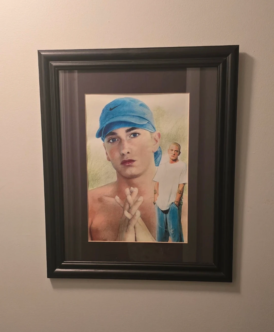 Framed Art Print of Eminem
