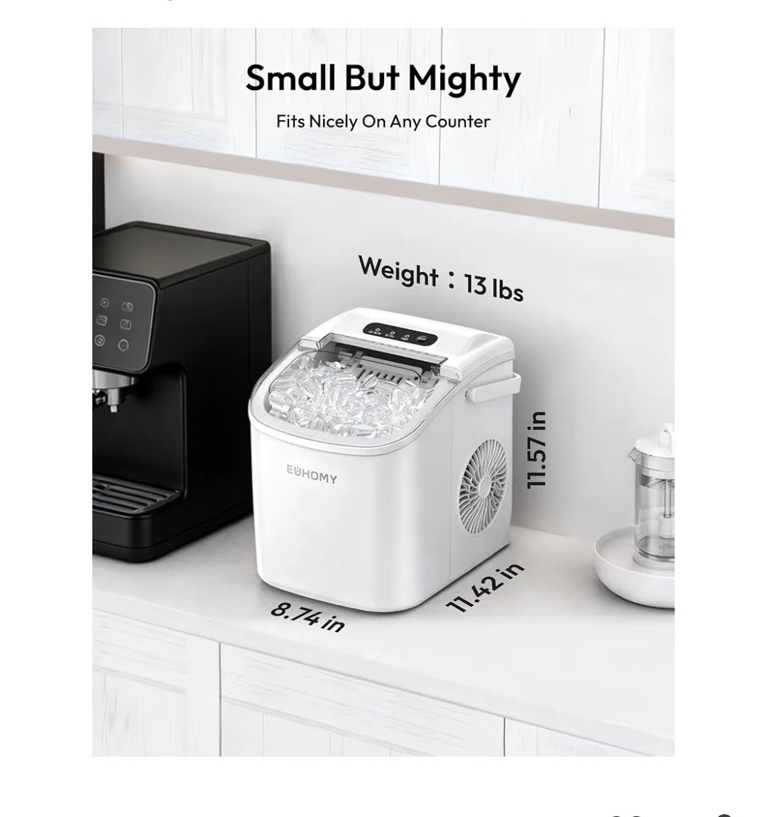 EUHOMY Countertop Ice Maker Machine - photo 5