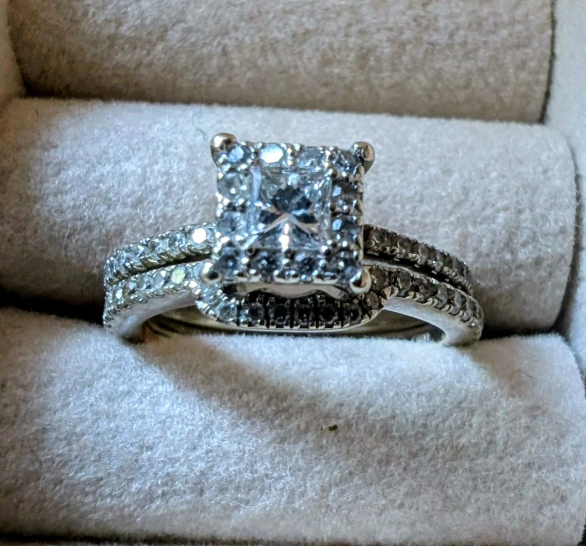 Diamond Engagement & Custom Wedding Band