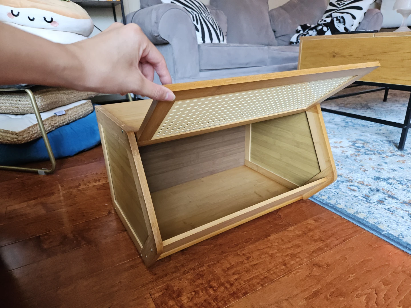 Small Wood Storage Cabinet - photo 2