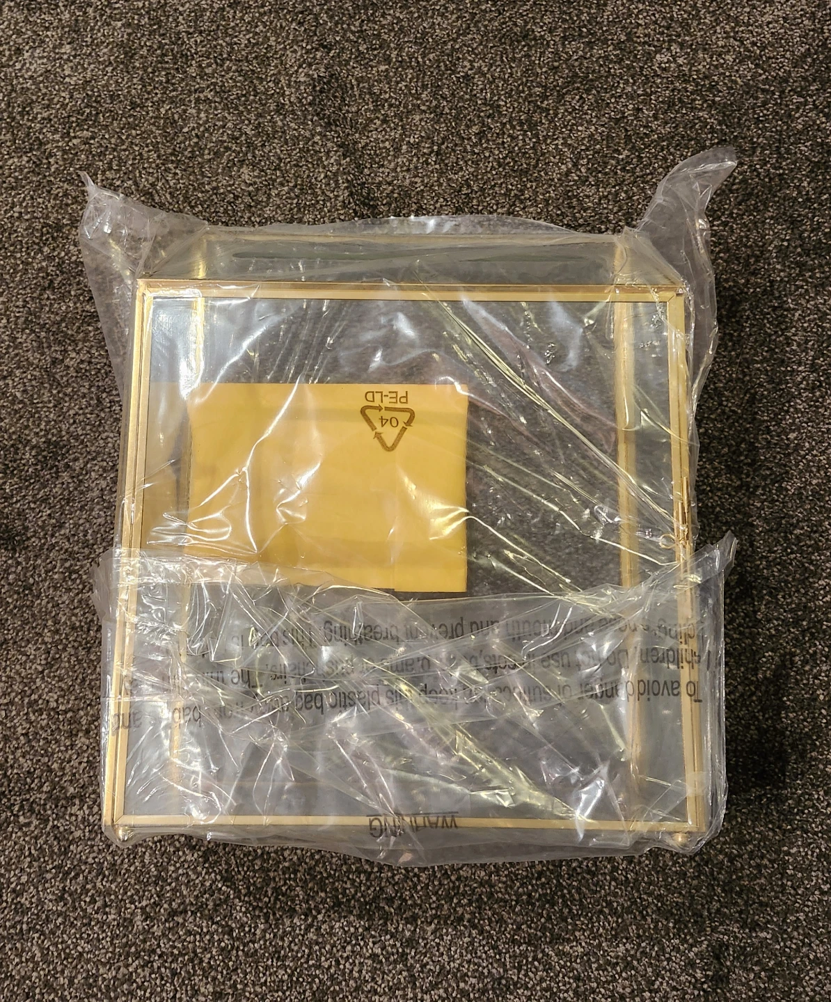 Gold Glass Wedding Card Box with Lock - photo 5
