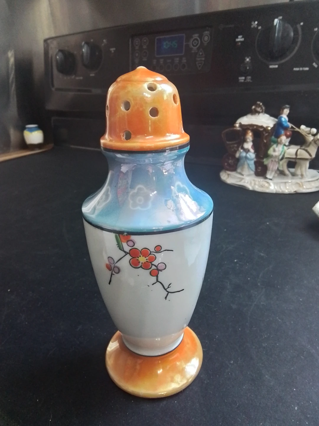 1930s Trico Nagoya Japan Lusterware Porcelain Sugar Shaker - photo 2